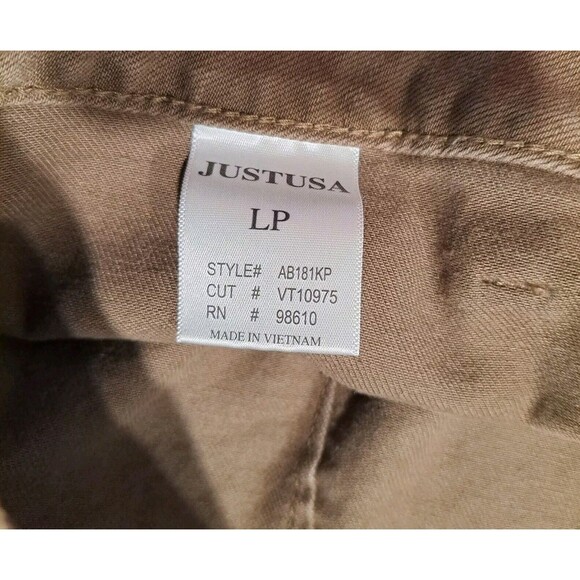 Just USA Henderson Dark Olive Cargo Skirt Cotton Spandex Los Angeles Sz LP, NWT - Picture 4 of 8